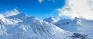 Mountain Panorama in French Alps