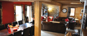 living room internal in chalet sophia tignes