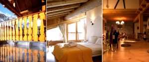 mix of winter pics in chalet chardons