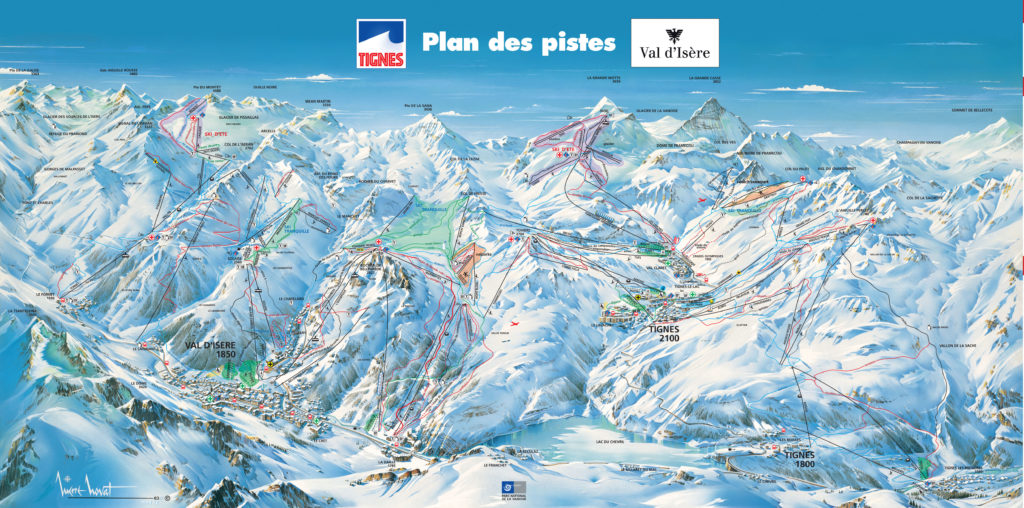 Escape Killy piste map