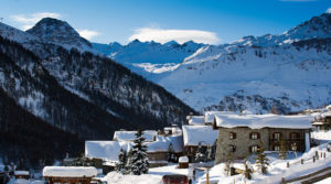 Vue sur la montagne de Val d’Isère