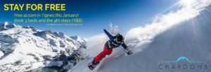 Tignes Special Offer January - 4th bed stays for free!